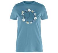Fjällräven - Women's Fjällblomster Fox T-Shirt - T-shirt - M - dawn blue