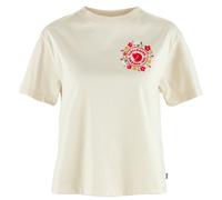 Fjällräven - Women's Fjällblomster Logo T-Shirt - T-shirt - M - chalk white