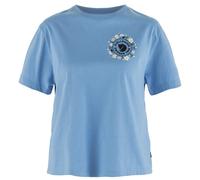 Fjällräven - Women's Fjällblomster Logo T-Shirt - T-shirt - M - ultramarine
