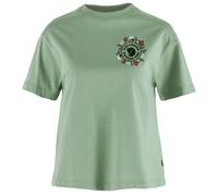 Fjällräven - Women's Fjällblomster Logo T-Shirt - T-shirt - XS - misty green