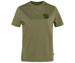 Fjällräven - Women's Fox Boxy Logo Tee - T-shirt - S - green
