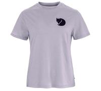 Fjällräven - Women's Fox Boxy Logo Tee - T-shirt - XL - lavender mist