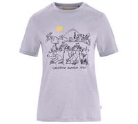 Fjällräven - Women's Hoja Lugnt Wool T-Shirt - Haut en mérinos - XL - lavender mist