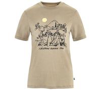 Fjällräven - Women's Hoja Lugnt Wool T-Shirt - Haut en mérinos - XS - fossil