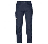 Fjällräven - Women's Karla Pro Trousers - Pantalon de trekking - 42 - Raw Length - dark navy