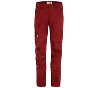 Fjällräven - Women's Karla Pro Zip-Off Trousers - Pantalon convertible - 34 - Raw Length - bordeaux red