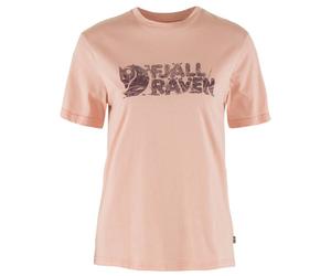 Fjällräven - Women's Lush Logo T-Shirt - T-shirt - S - chalk rose