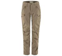 Fjällräven - Women's Nikka Trousers Curved - Pantalon de trekking - 46 - Raw Length - suede brown