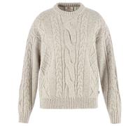 Fjällräven - Women's Övik Cable Knit - Pull en laine - M - chalk white