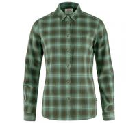 Fjällräven Chemise en flanelle Övik W, 662-614 Deep Forest-Patina Green, XS