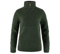 Fjällräven - Women's Övik Half Zip Knit - Pull en laine - XL - deep forest