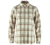 Fjällräven - Women's Övik Heavy Flannel Shirt - Chemise - S - chalk white / fossil