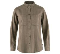 Fjällräven - Women's Övik Hemp Shirt L/S - Chemise - S - suede brown