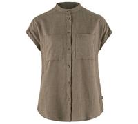 Fjällräven - Women's Övik Hemp Shirt S/S - Chemise - XL - suede brown