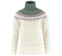 Fjällräven - Women's Övik Knit Roller Neck - Pull en laine - M - chalk white / patina green