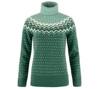 Fjällräven - Women's Övik Knit Roller Neck - Pull en laine - S - deep patina / misty green