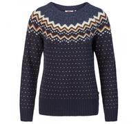 Pull Fjällräven Övik Knit manche longue noir marron blanc - S