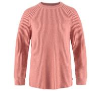 Fjällräven - Women's Övik Rib Sweater - Pull en laine - M - dusty rose