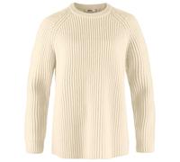 Fjällräven - Women's Övik Rib Sweater - Pull en laine - S - chalk white