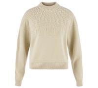 Fjällräven - Women's Övik Solid Jacquard Knit - Pull en laine - L - light beige