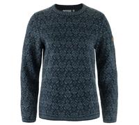 Fjällräven - Women's Snow Round Neck Sweater - Pull en laine - M - dark navy