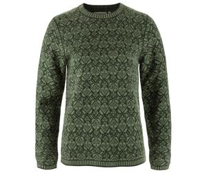 Fjällräven - Women's Snow Round Neck Sweater - Pull en laine - S - deep forest