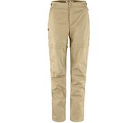 Fjall Raven - Abisko Hike Zip Off Trousers W Fossil pour Femme - Taille S S