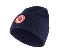 Fjall Raven - Bonnet à revers - 1960 Logo Hat Dark Navy en Laine Navy