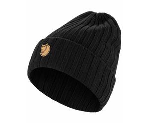 Fjall Raven - Bonnet à revers - Byron Hat Black en Laine - Noir Noir