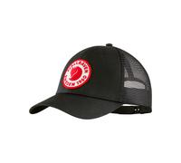 Fjall Raven - Casquette trucker en G-1000® Eco résistante au vent et à l'eau pour Randonnée - 1960 Logo Långtradarkeps Black en Coton - Taille S/M - Noir S/M