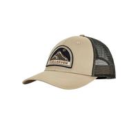 Fjall Raven - Casquette trucker résistante en G-1000® Eco durable et respirante de randonnée - Badge Långtradarkeps Fossil en Coton - Taille L/XL - Beige L/XL