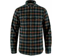 Fjall Raven - Chemise en coton biologique - Skog Shirt M Dark Navy Dark Oak pour Homme en Coton - Taille XXL - Gris Gris XXL
