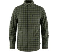 Fjall Raven - Chemise épaisse en coton organique - Övik Flannel Shirt M Laurel Green Indigo Blue pour Homme en Coton - Taille XL - Kaki Kaki XL