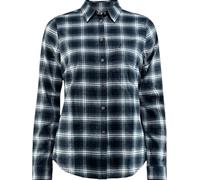 Fjall Raven - Chemise épaisse en coton organique - Övik Flannel Shirt W Dark Navy pour Femme en Coton - Taille L - Bleu Bleu L
