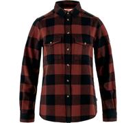 Fjällräven Övik Heavy Flannel Shirt - Chemise femme Dark Navy / Maroon L