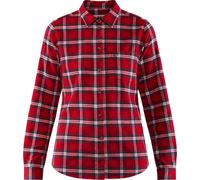 Chemise Fjällräven Övik Flannel manche longue rouge femme - XS