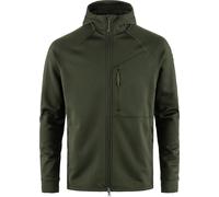 Fjall Raven - Polaire de randonnée - Abisko Grid Fleece Hoodie M Deep Forest pour Homme - Taille S - Vert Vert S