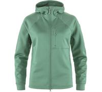 Fjall Raven - Polaire de randonnée - Abisko Grid Fleece Hoodie W Patina Green pour Femme - Taille XS - Vert Vert XS