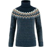 Fjall Raven - Pull en laine - Övik Knit Roller Neck W Navy-Dark Navy pour Femme en Laine - Taille XS Navy XS