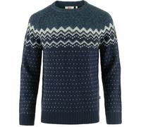 Fjall Raven - Pull en laine - Övik Knit Sweater M Dark Navy Mountain Blue pour Homme en Laine - Taille L Navy L