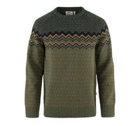 Fjall Raven - Pull en laine - Övik Knit Sweater M Laurel Green Deep Forest pour Homme en Laine - Taille L - Kaki Kaki L