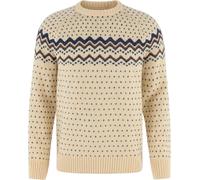 Fjall Raven - Pull en laine - Övik Knit Sweater M Light Beige Navy en Laine - Taille XL Beige XL