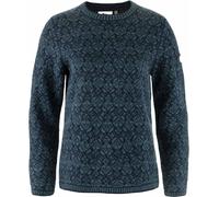 Fjall Raven - Pull en laine - Snow Round Neck Sweater W Dark Navy pour Femme en Laine - Taille M Navy M
