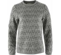 Fjall Raven - Pull en laine - Snow Round Neck Sweater W Grey pour Femme en Laine - Taille M - Gris Gris M