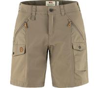 Fjall Raven - Short de randonnée - Nikka Shorts Curved W Suede Brown pour Femme - Taille 38 EU - Beige Beige 38 EU