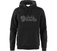Fjall Raven - Sweat à capuche en coton - Fjällräven Logo Hoodie M Black pour Homme en Coton - Taille S - Noir Noir S