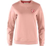Fjall Raven - Sweat col rond en coton biologique - 1960 Logo Badge Sweater W Chalk Rose pour Femme en Coton - Taille XS Rose XS