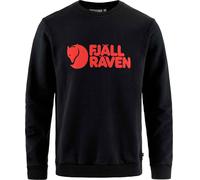 Fjall Raven - Sweat en coton organique - Fjällräven Logo Sweater M Black pour Homme en Coton - Taille L - Noir Noir L