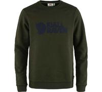 Pull Fjällräven Logo manche longue vert militaire bleu - S