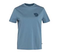 Fjall Raven - T-shirt à manches courtes - Fox Boxy Logo Tee W Dawn Blue pour Femme en Coton - Taille M - Bleu Bleu M
